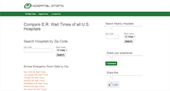 Desktop Screenshot of hospitalstats.org
