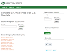 Tablet Screenshot of hospitalstats.org